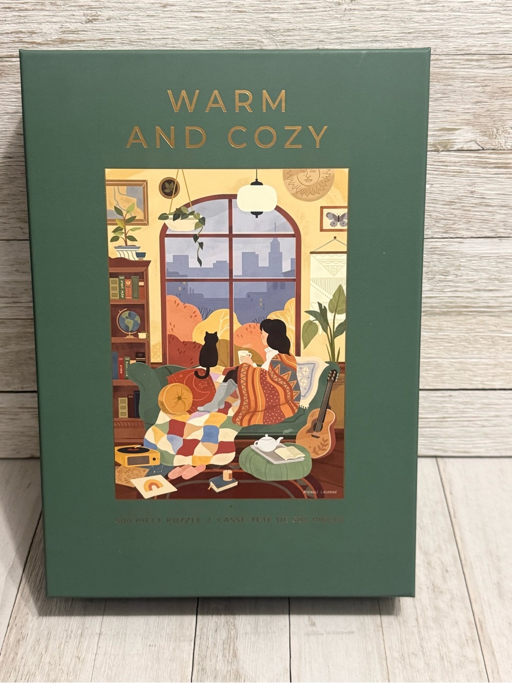 Warm and Cozy Puzzle Box hobbry - Forest Green